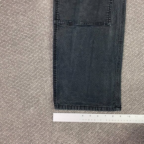 Distressed Carhartt Double Knee Pants 103334 BLK Mens 38 x 36 Fits 38x33.5 Black - Picture 12 of 14